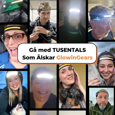 GlowinGears™ 2.0 LED-pannlampa