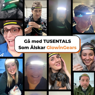 GlowinGears™ 2.0 LED-pannlampa